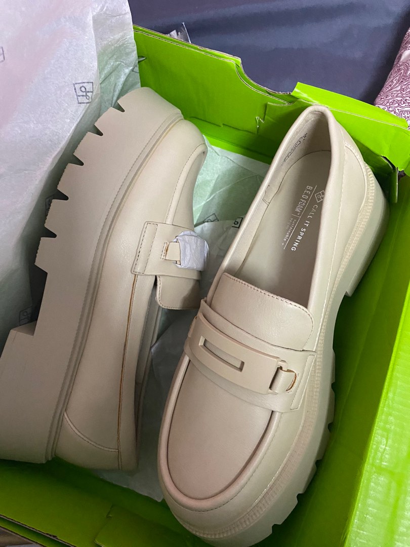 Call it spring platform loafers, Women's Fashion, Footwear, Loafers on