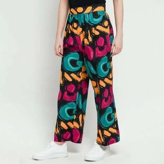 Calla The Label Giselle Palazzo Pants Celana Wanita Colorful - M