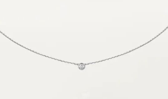 Cartier clearance platinum necklace