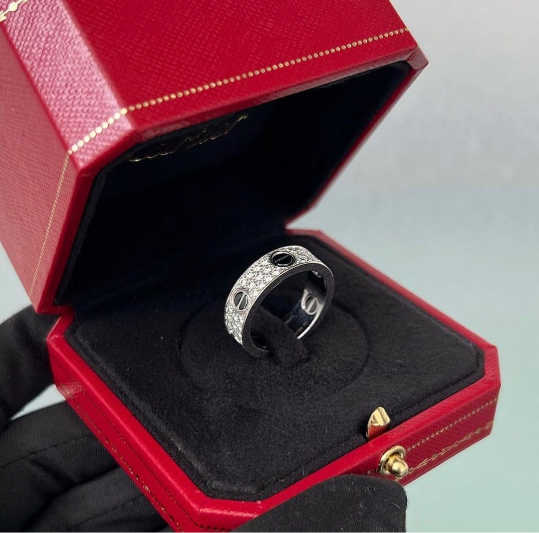 Cartier ceramic best sale love ring