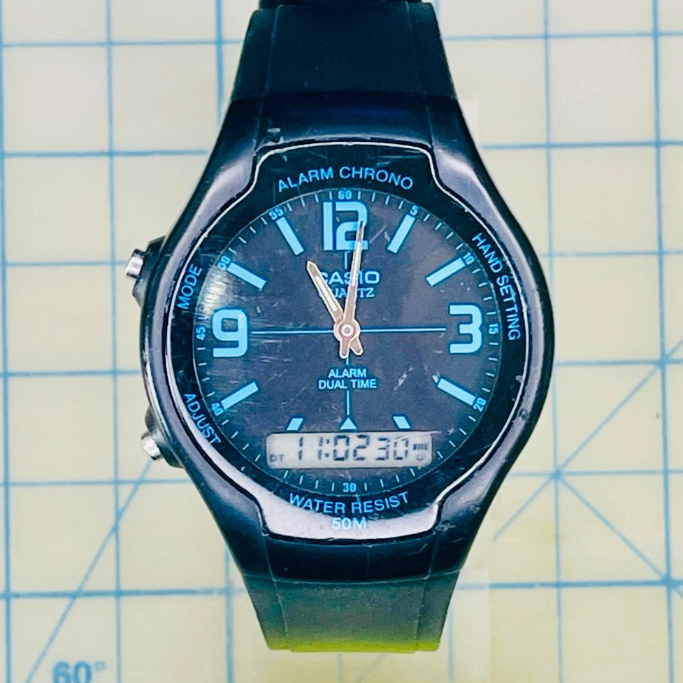 Casio aw90h top