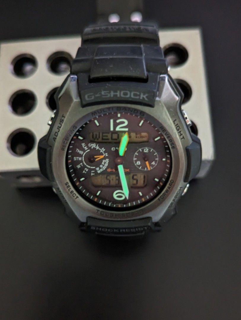 jeg er sulten Margaret Mitchell konsulent Casio GW-2500B-1A G-Shock Watch. World Time Tough Solar Digital Analog  GShock, Men's Fashion, Watches & Accessories, Watches on Carousell
