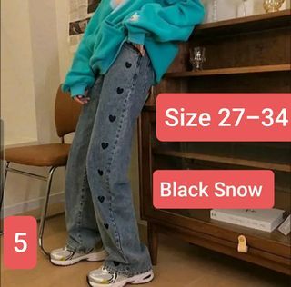Celana kulot Love Import, warna Black Snow ada size 27-34, Dari harga Rp. 1 juta, diskon besar-besaran menjadi Rp. 98.000,NEW