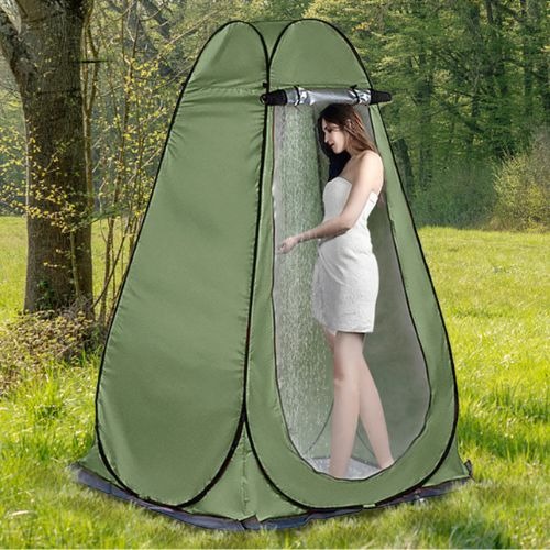 Changing tent top