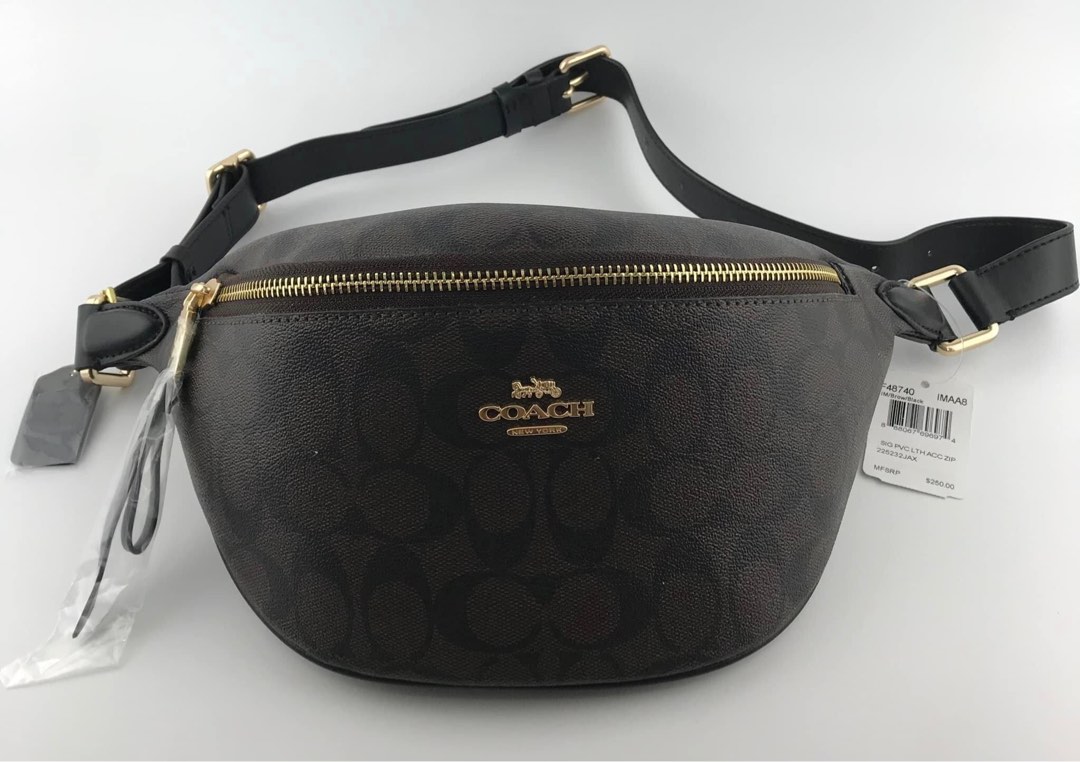 Coach Waistbag/Chestbag Brown and Dark Brown Color, Women's Fashion