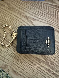 Coach zip card wallet