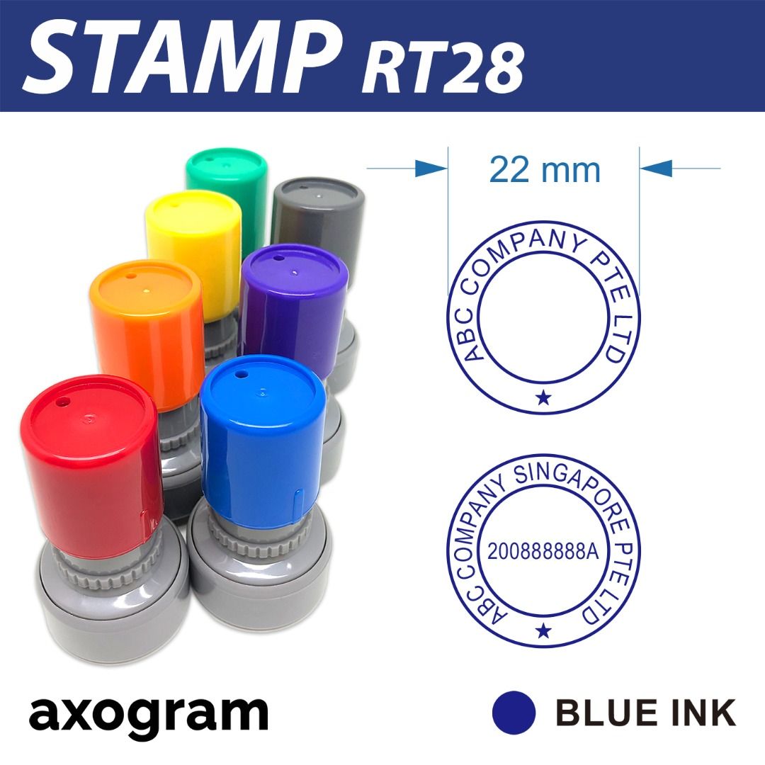 Customised Company Stamp Ready-made | Corporate Pre-Ink Stamp ...