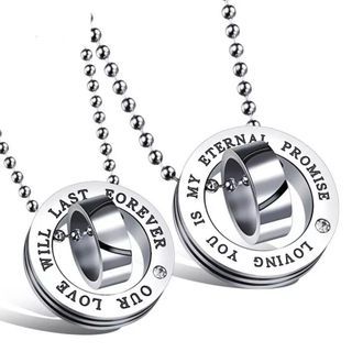 Couple Set Stainless Steel Men Women Necklace CPNE-24