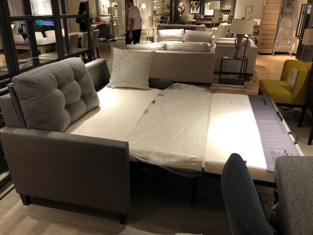 Crate Barrel Karnes Queen Sleeper Sofa Bed Furniture Home