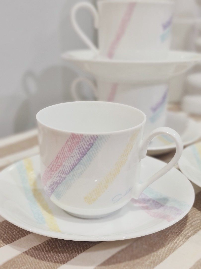 Cup and Saucer DUO SET on Carousell
