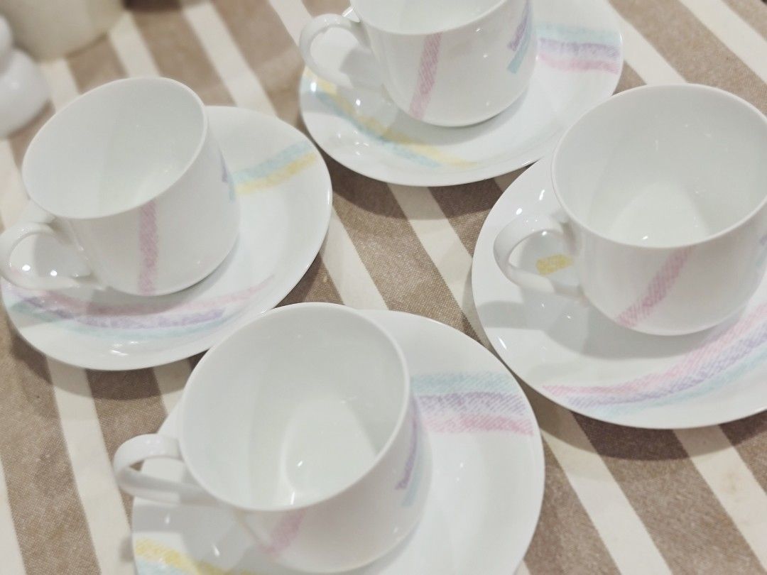 Cup and Saucer DUO SET on Carousell