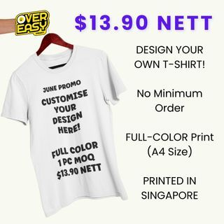 Custom Tee Color Printing 100% Cotton Drifit T Shirts Colour