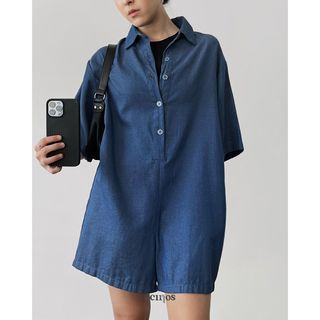 Denim jumpsuit by ecinos