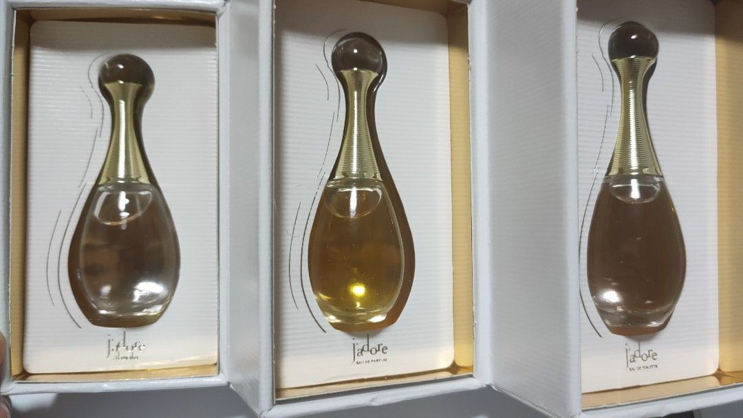 Dior J'adore Perfume Gift Set 5ml x4, Beauty & Personal Care, Fragrance