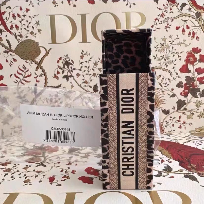 Dior Lipstick Case limited edition leopard print, Beauty & Personal