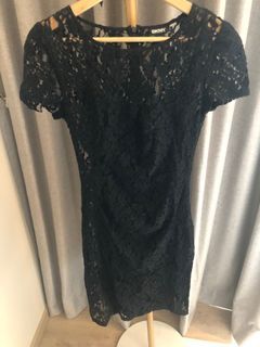 DKNY Black Lace Dress