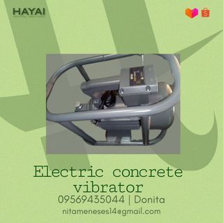 Electric concrete vibrator