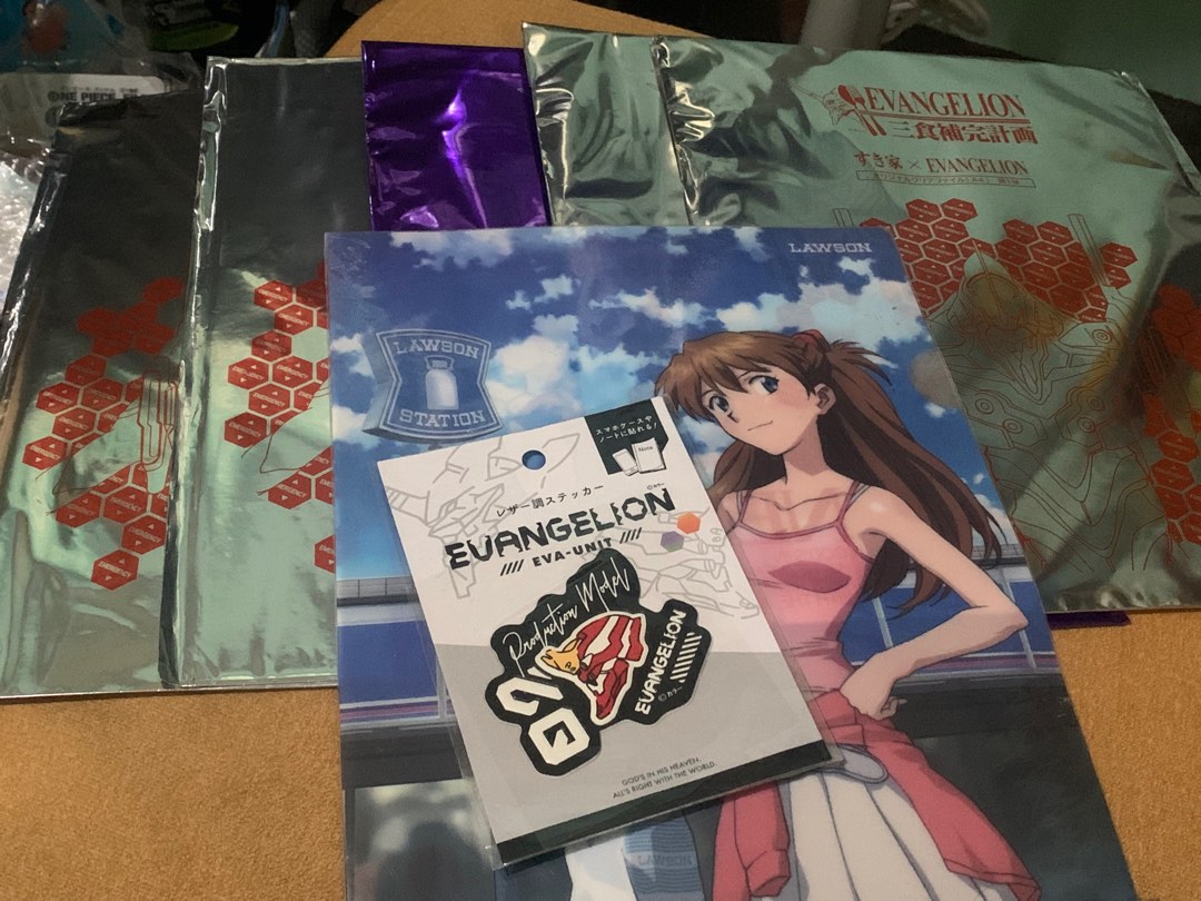 Evangelion Merch Bundle, Hobbies & Toys, Stationary & Craft, Handmade ...