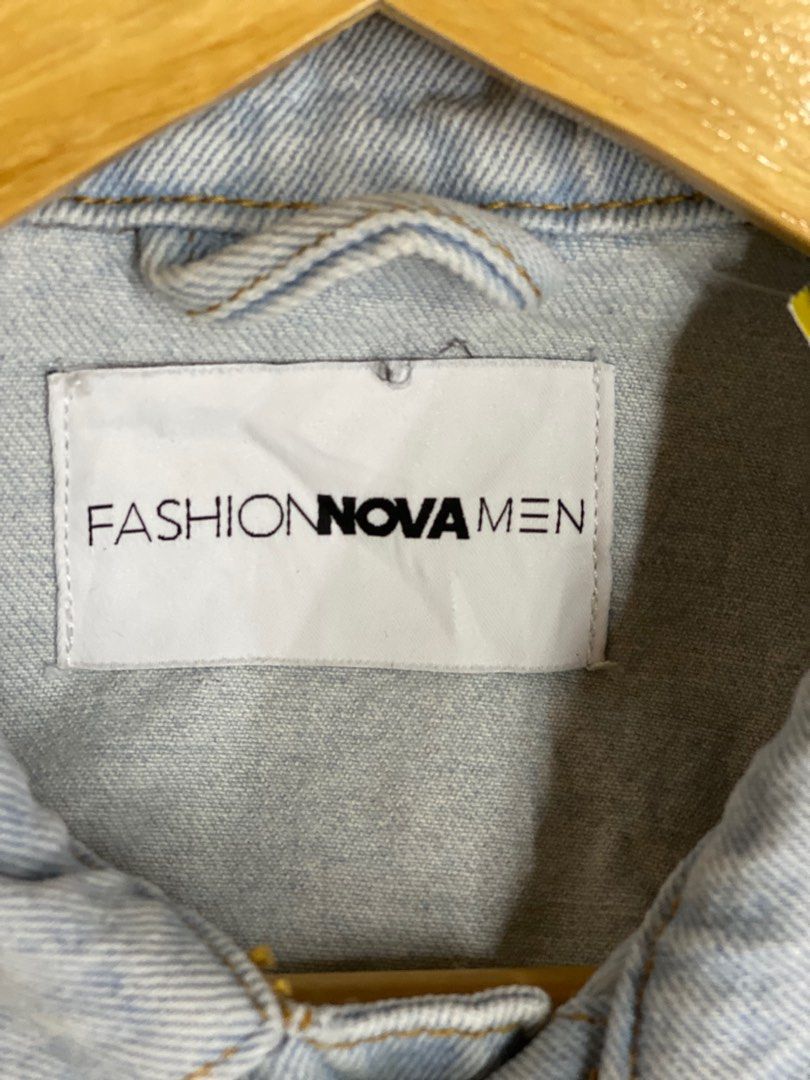 Cross Patch Denim Trucker Jacket - Medium Wash | Fashion Nova, Mens Jackets  | Fashion Nova