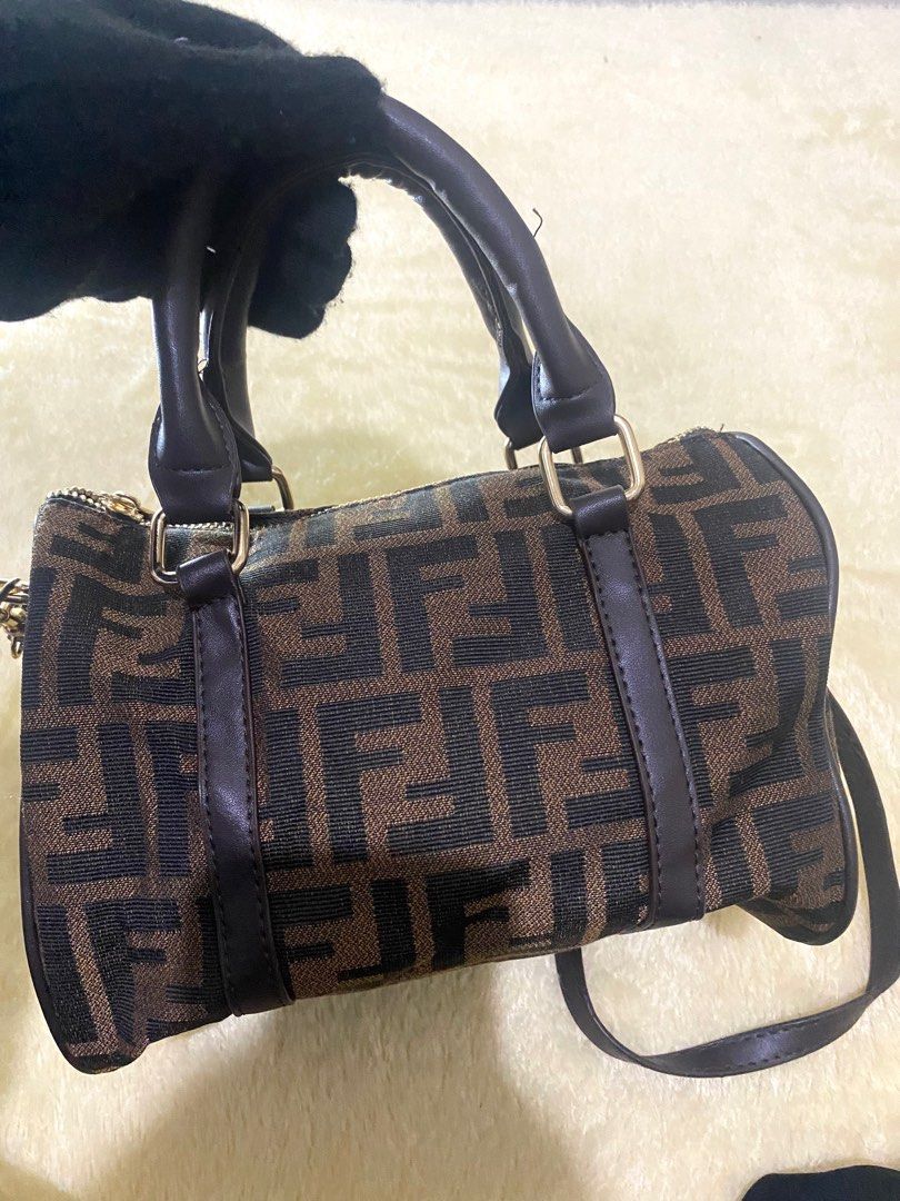 Fendi speedy canvas bag Fendi bento fendi bag tas fendi fendi baguette vintage bag handbag tas