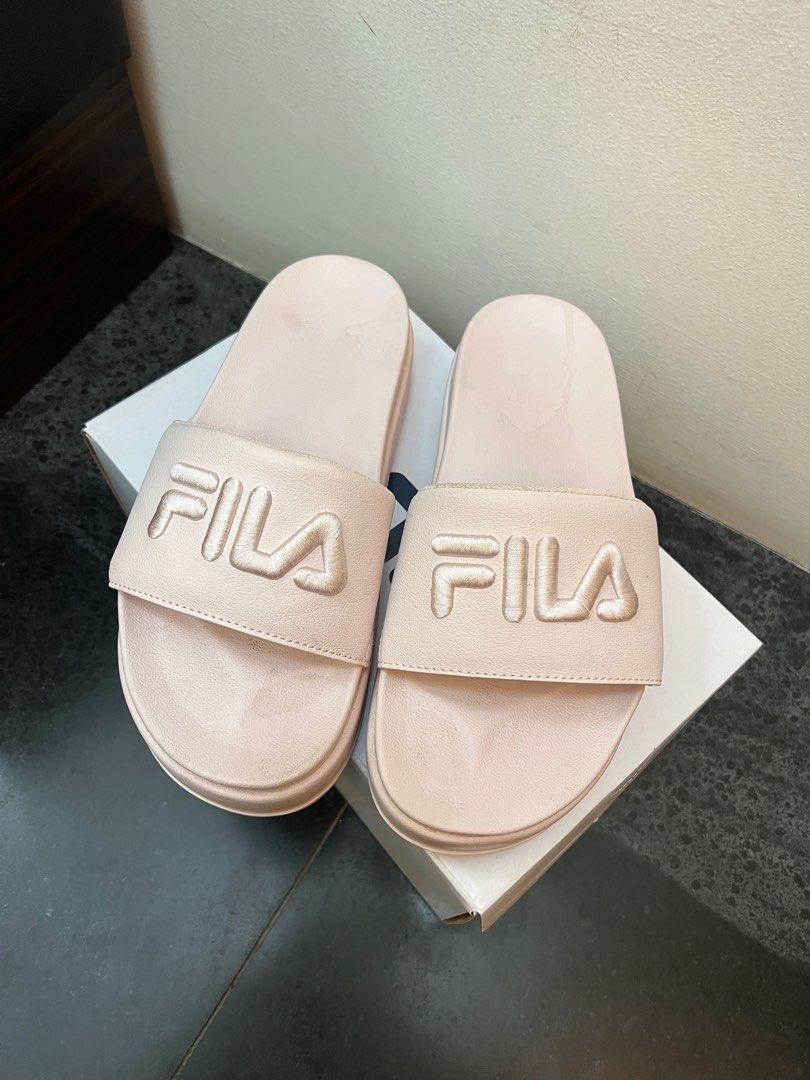 fila platform sandals