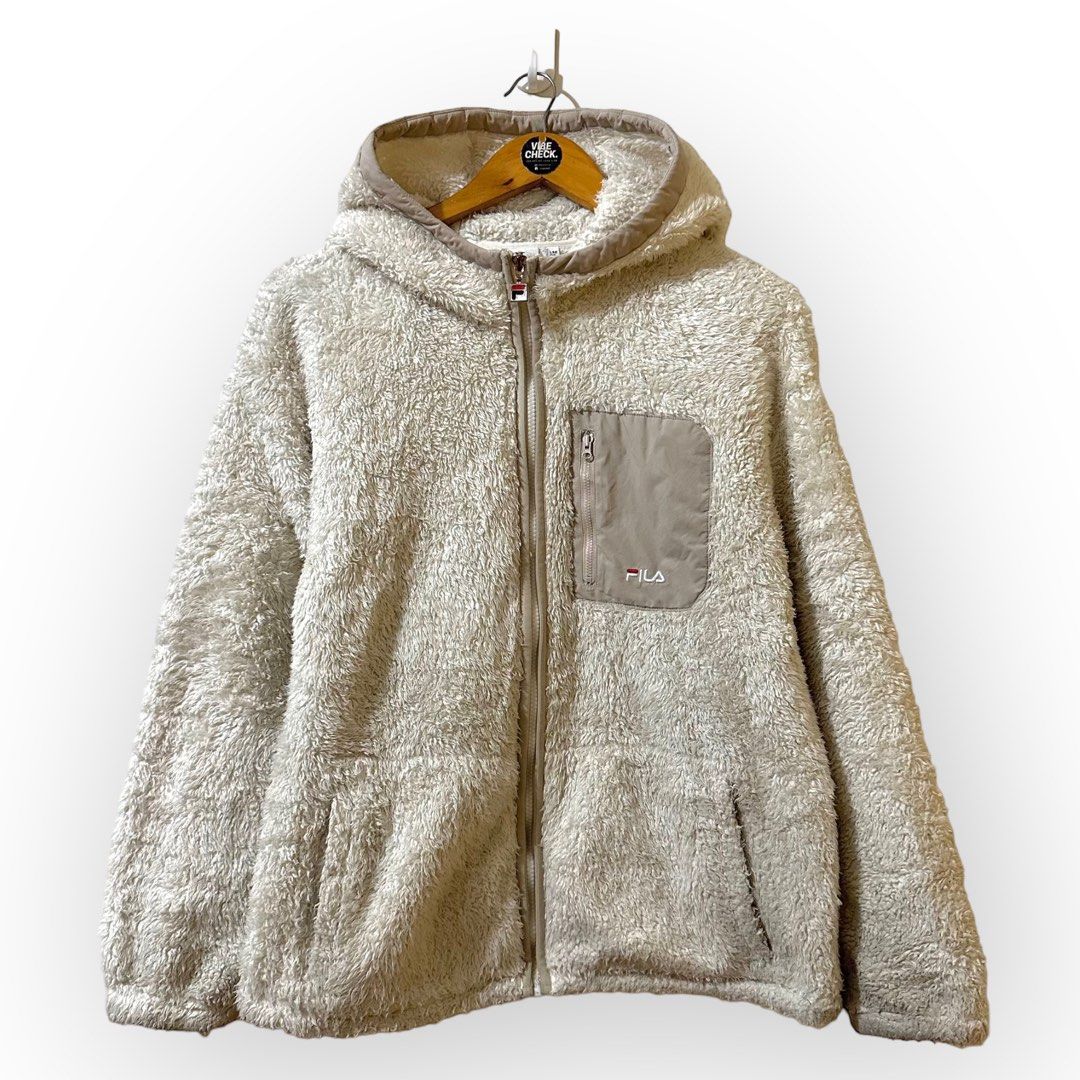 Fila sherpa full zip jacket 2025