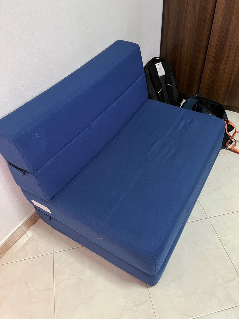 Foldable sofa bed free delivery, Furniture & Home Living, Furniture