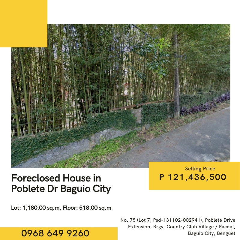 Foreclosed Big House near Baguio Country Club, Property, For Sale