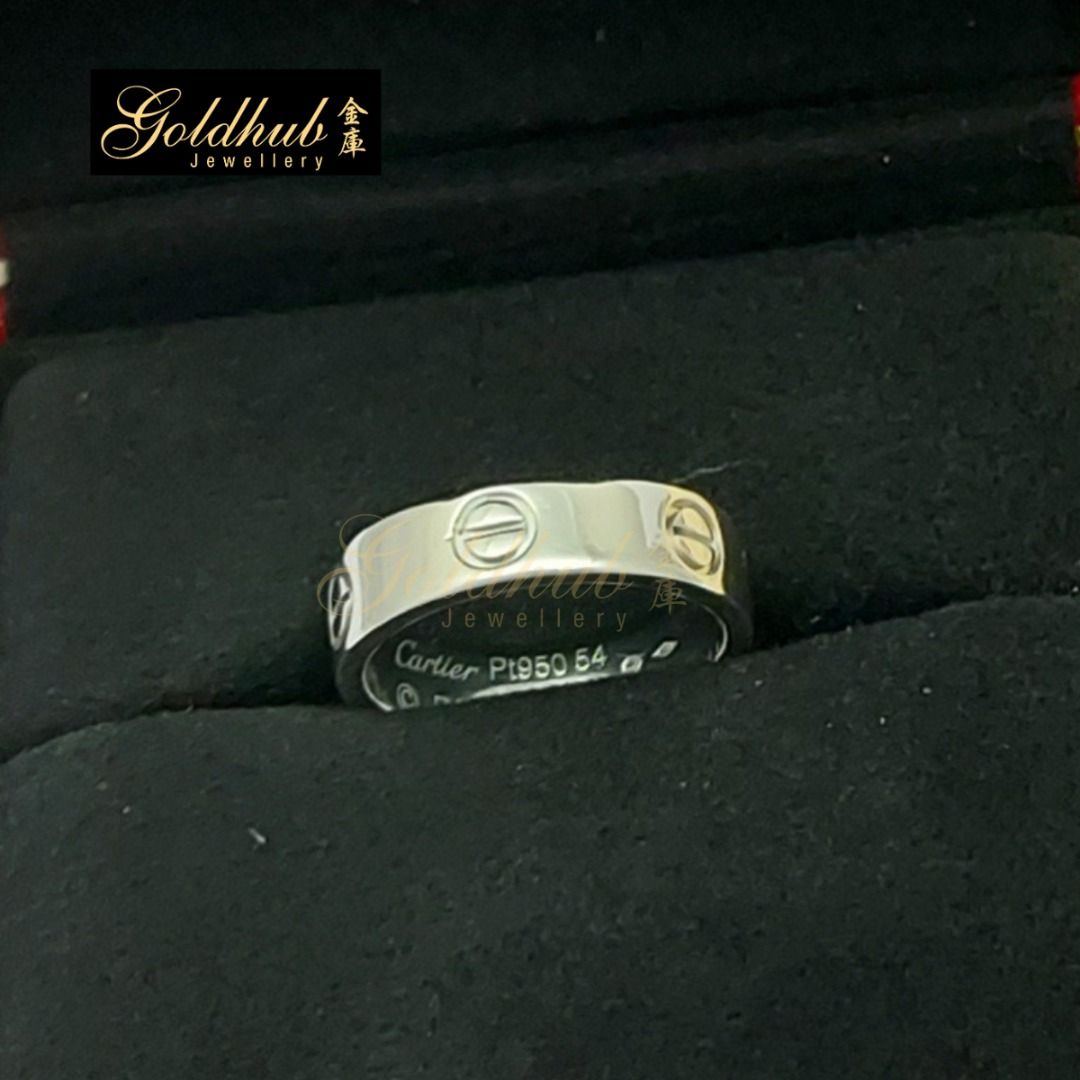 Cartier pt950 ring sales