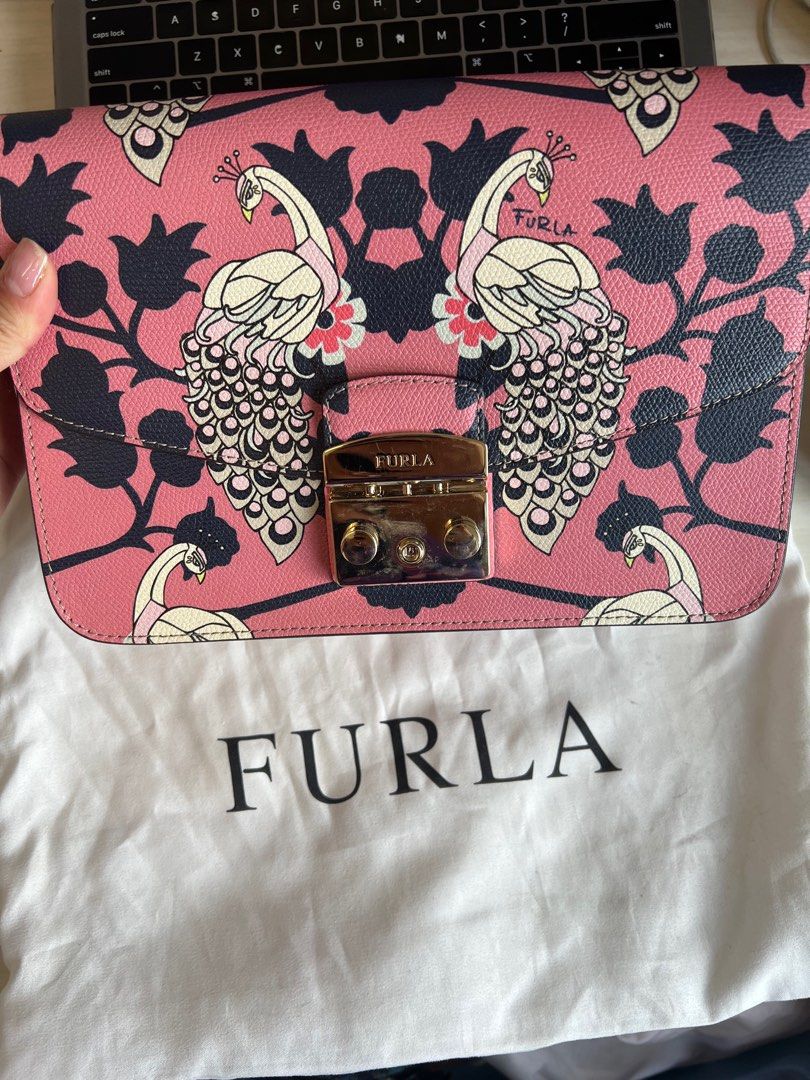 Furla shop peacock bag