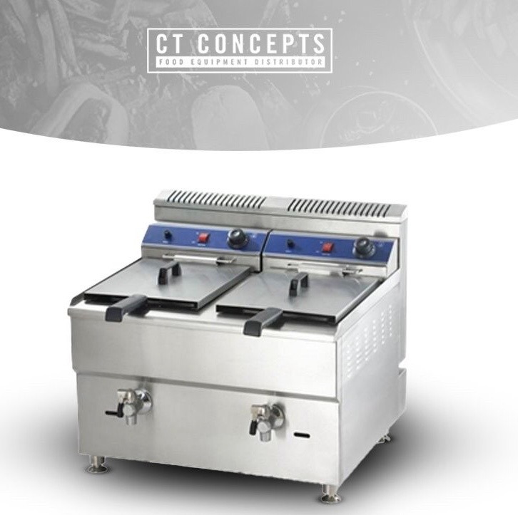 GAS DUAL DEEP FRYER, TV & Home Appliances, Kitchen Appliances, Fryers on Carousell