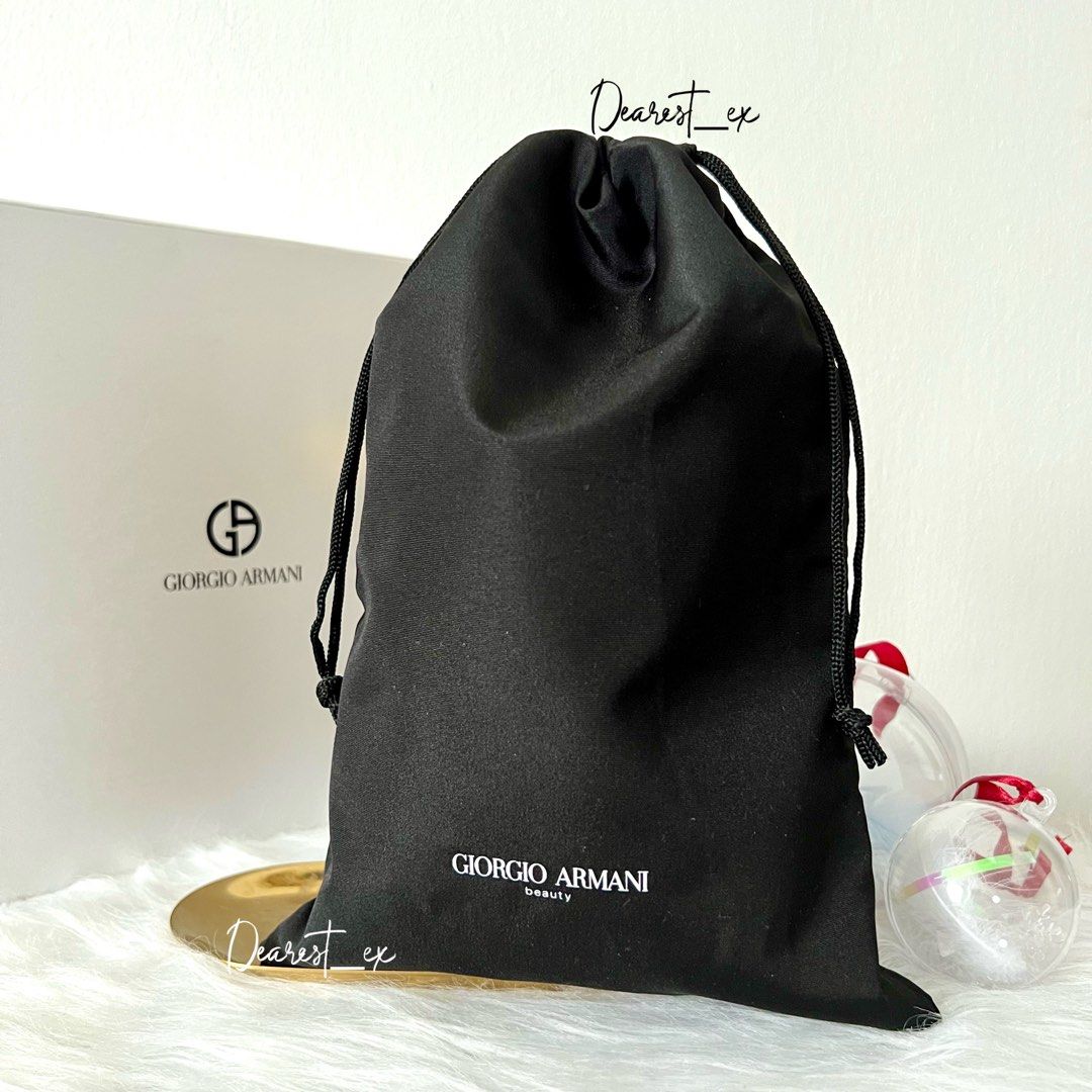 Armani drawstring bag on sale