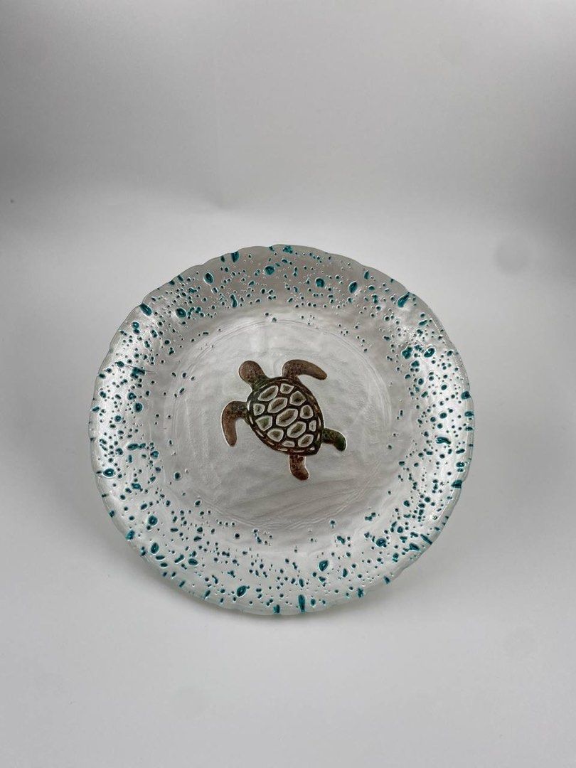 Golden Turtle Plate, Furniture & Home Living, Kitchenware & Tableware