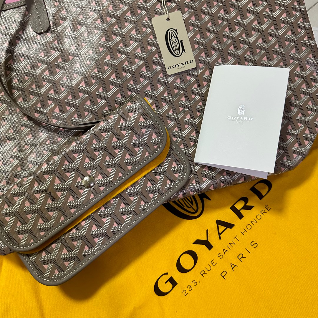 Goyard Sac Isabelle PM Black and Tan complete, Luxury, Bags & Wallets on  Carousell