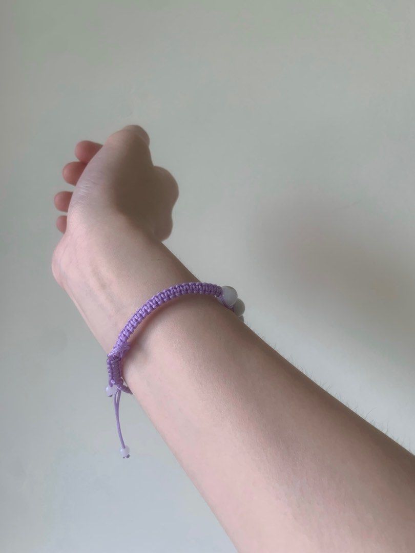 Purple sales rope bracelet