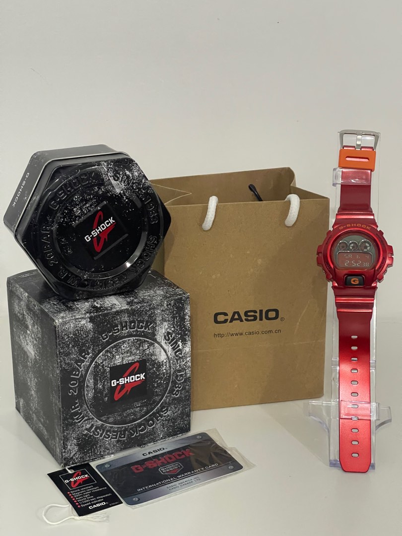 GSHOCK DW6900 DUCATI MAEL LAMBONG 1.1 FULL SET Men s Fashion Watches Accessories Watches on Carousell