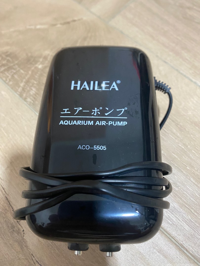 Hailea ACO-5505 Air Pump, Pet Supplies, Homes & Other Pet Accessories ...