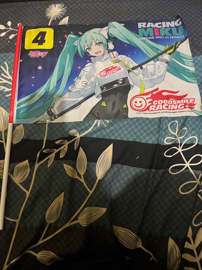 Hatsune miku small flag, Hobbies & Toys, Collectibles & Memorabilia ...