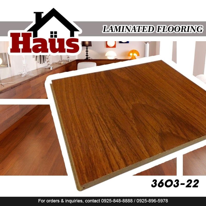 Haus Laminated Flooring (Category: Home Improvement Tools & Accessories) located in Muntinlupa City. Submitted by Haus_SR2 (Listing ID 1234811429, Image 1). Description: [ Album ] Haus Laminated Flooring One of the most popular flooring choices is laminated flooring. It offers an authentic look of a natural floor with many practical advantages but at a lower price. Our Haus Laminated flooring can be a great choice for any home renovation project.