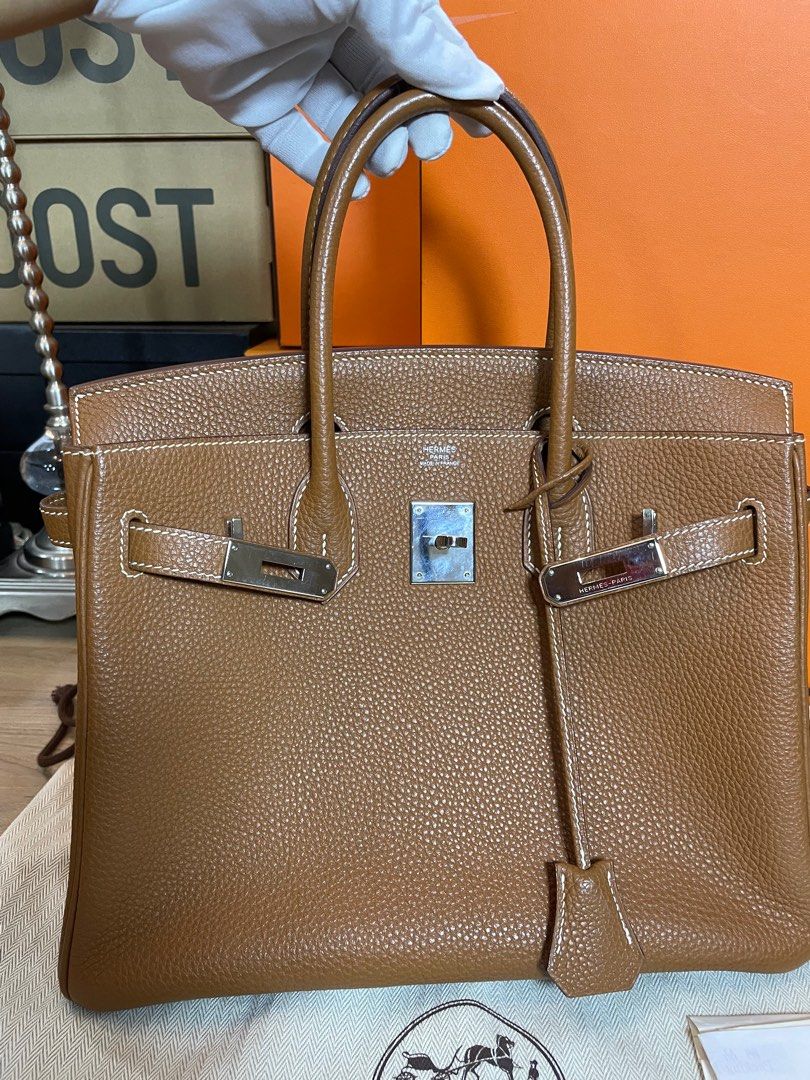 4B BISCUIT TOGO HERMES BIRKIN 40CM GOLD HARDWARE