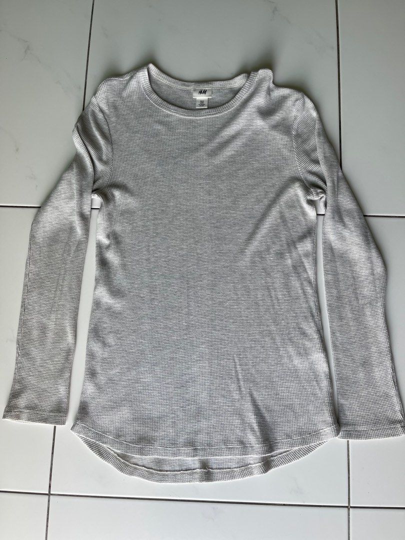 H&m hot sale waffle shirt