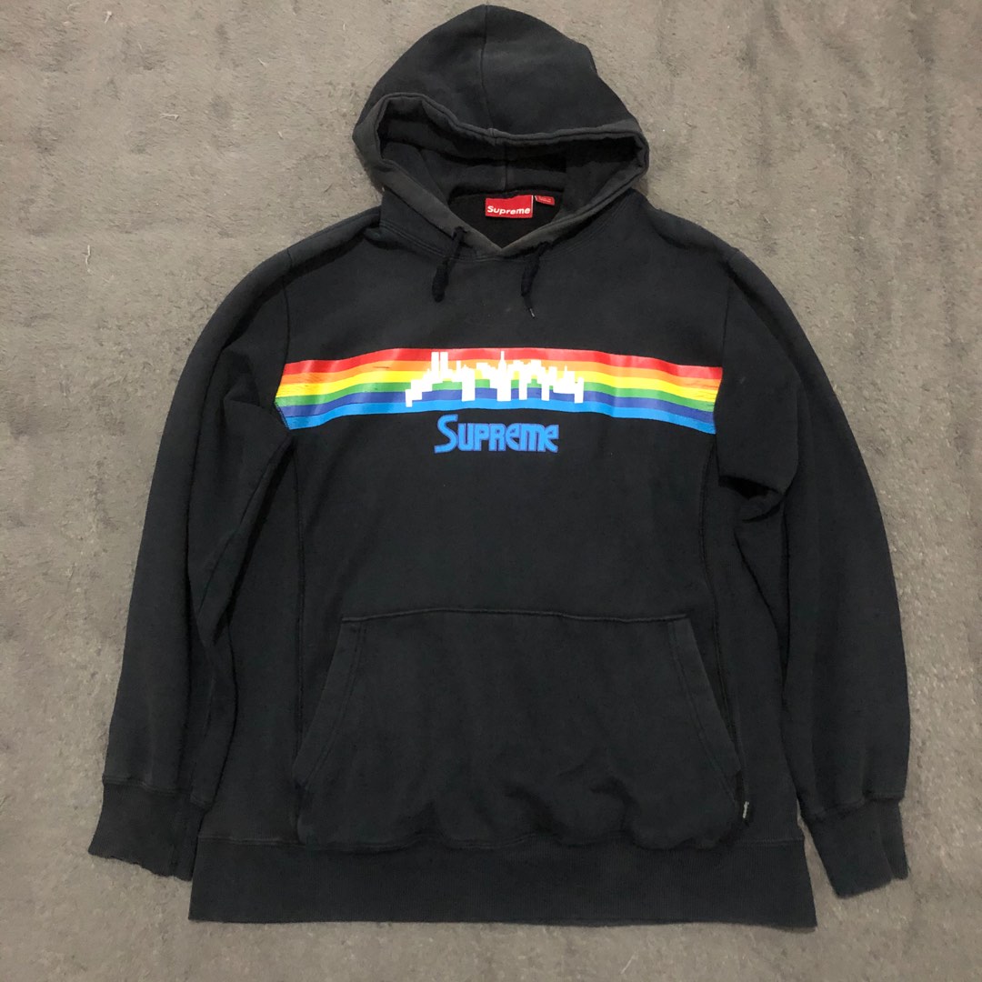 Rainbow supreme hoodie top