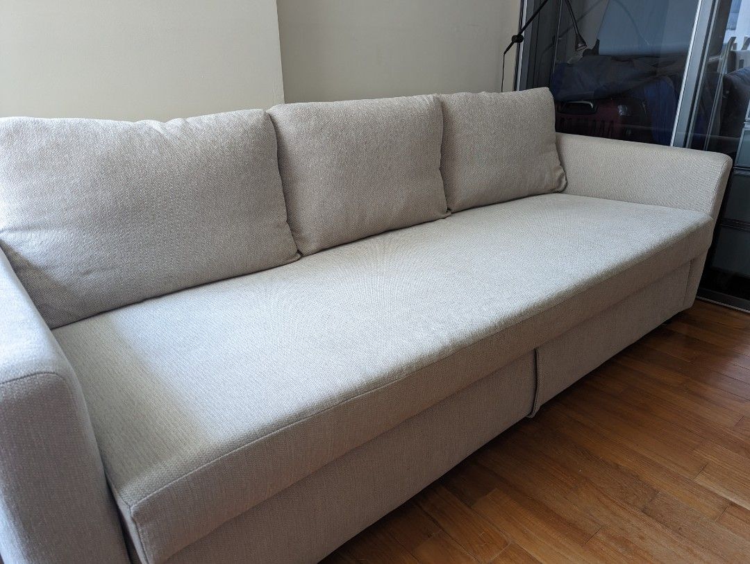 Ikea Friheten sofa bed, Furniture & Home Living, Furniture, Sofas on