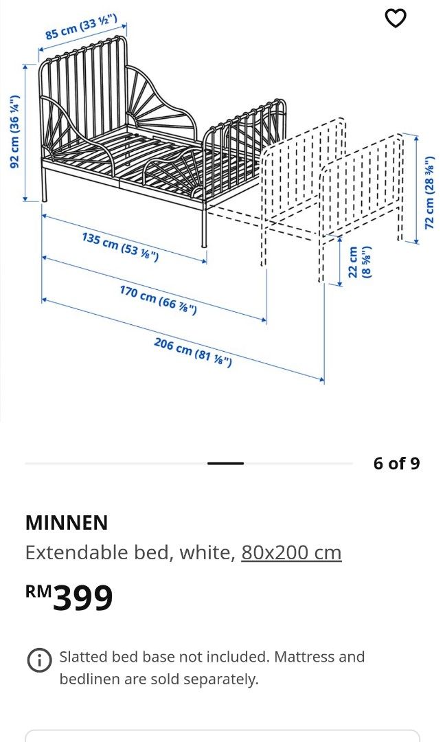 Ikea kid bed frame, Babies & Kids, Baby Nursery & Kids Furniture