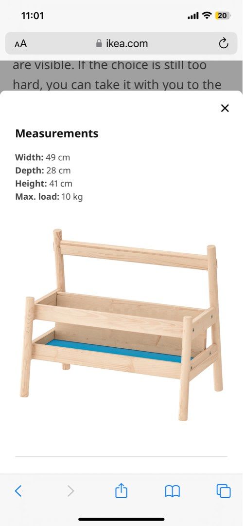 IKEA Mini book shelves, Babies & Kids, Baby Nursery & Kids Furniture