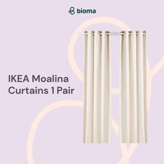 IKEA Moalina Curtains 1 Pair