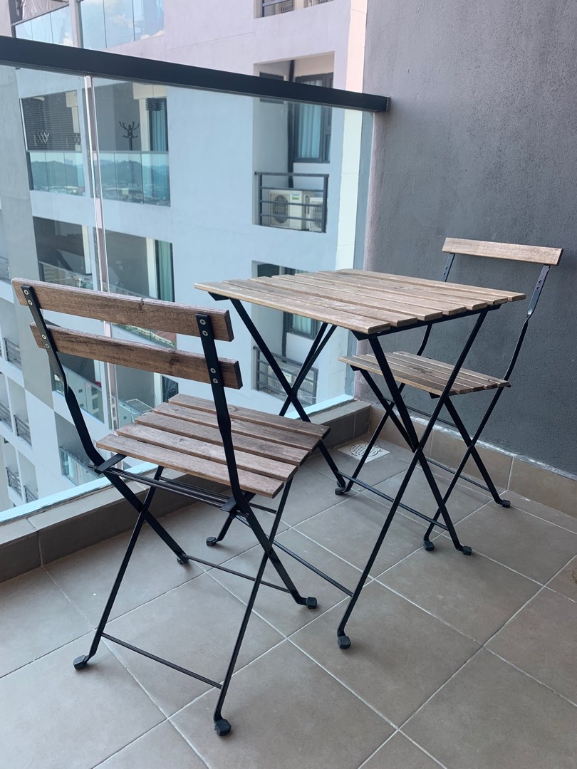 Ikea Outdoor Table Set Tarno, Furniture & Home Living, Outdoor