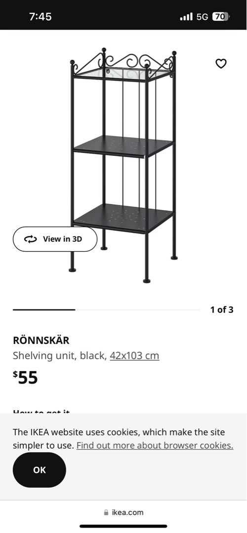 IKEA Shelf, Furniture & Home Living, Furniture, Shelves,