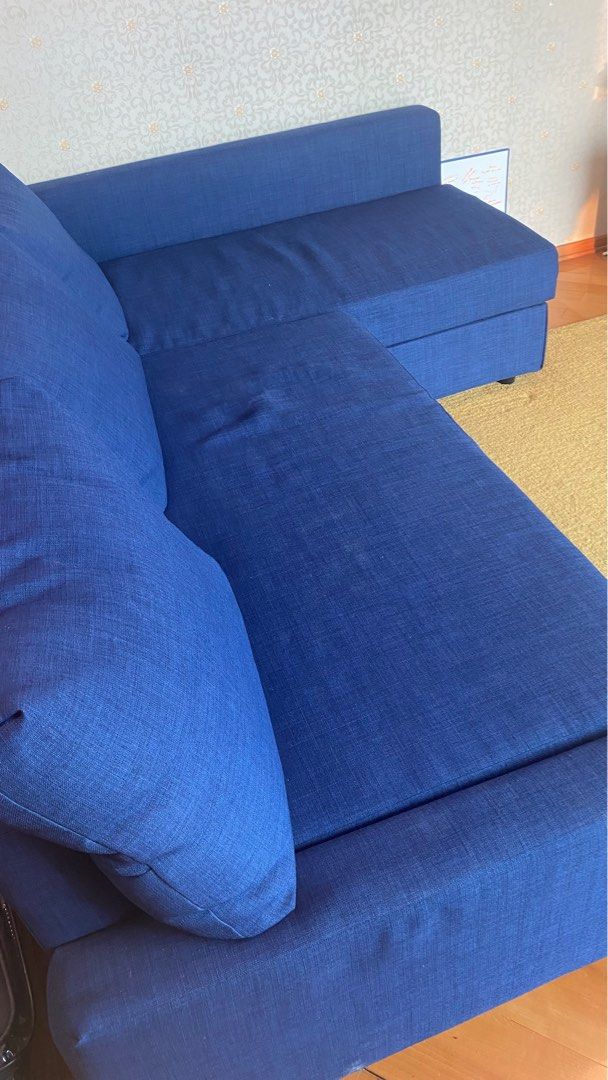 IKEA Sofa cum bed for sale with rug FREE, 傢俬＆家居, 傢俬, 梳化 Carousell