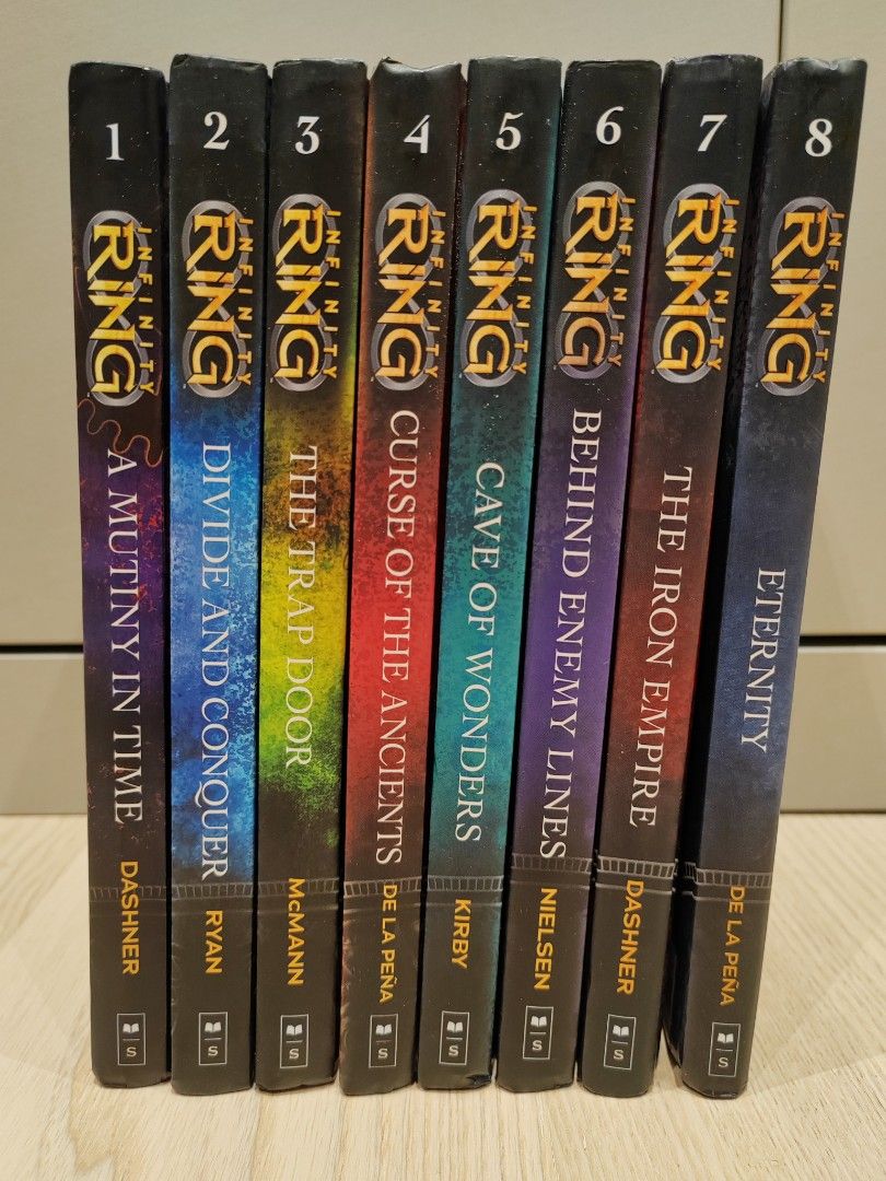 Infinity Ring (Category: Storybooks) located in Kuala Lumpur. Submitted by bunnyfox (Listing ID 1234924017, Image 1). Description: Full set of Book 1 to 8. Infinity Ring is a series of young adult science fiction adventure novels. Rm80 for all 8 books, only sold in full set.